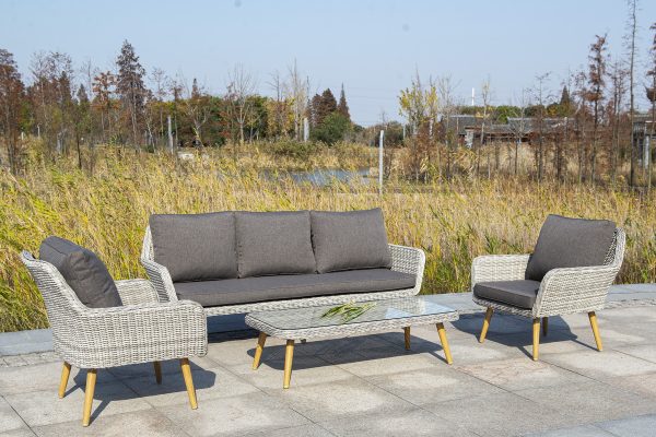 "Прованс" столик журнальный из ротанга, цвет соломенный — изображение 5