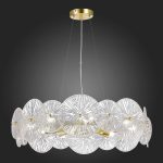 SL1657.203.08 Люстра подвесная ST-Luce Золотистый/Прозрачный E14 8*40W FLERO — изображение 2