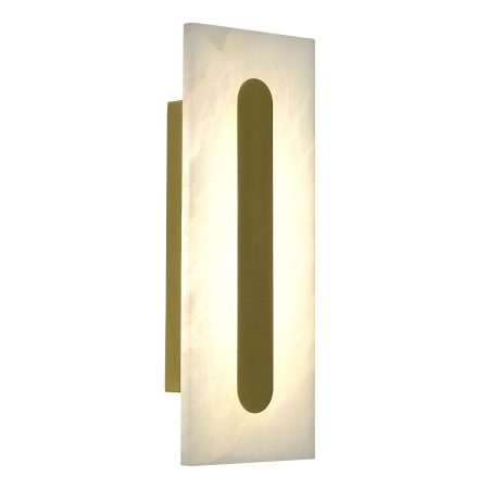 SL6139.221.01 Светильник настенный ST-Luce золотистый/белый LED 1*6W 3000K / 4000K / 6000K GEOM