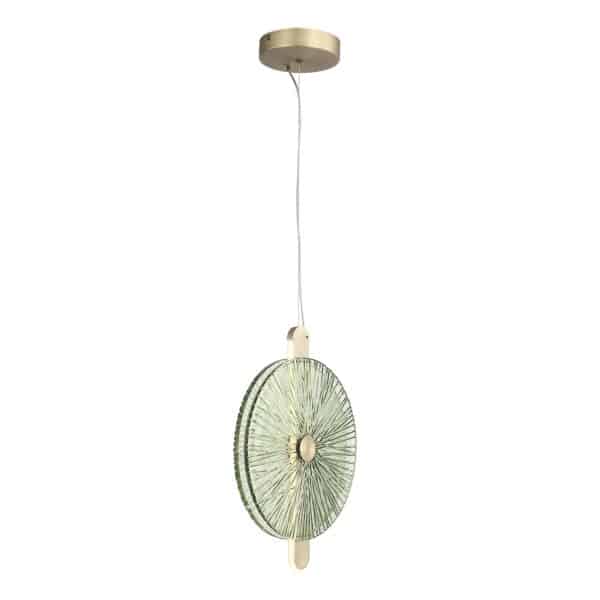 SL6141.323.01 Светильник подвесной ST-Luce бронза/зелёный LED 1*11W 4000K WASI — изображение 3