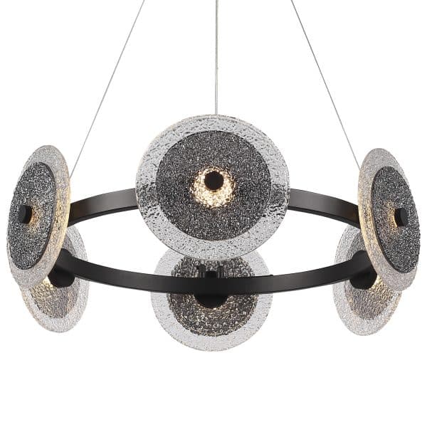 SL6142.433.01 Светильник подвесной ST-Luce черный/дымчатый LED 1*34W 4000K ALUMNO — изображение 3