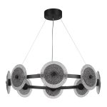 SL6142.443.01 Светильник подвесной ST-Luce черный/дымчатый LED 1*44W 4000K ALUMNO — изображение 2