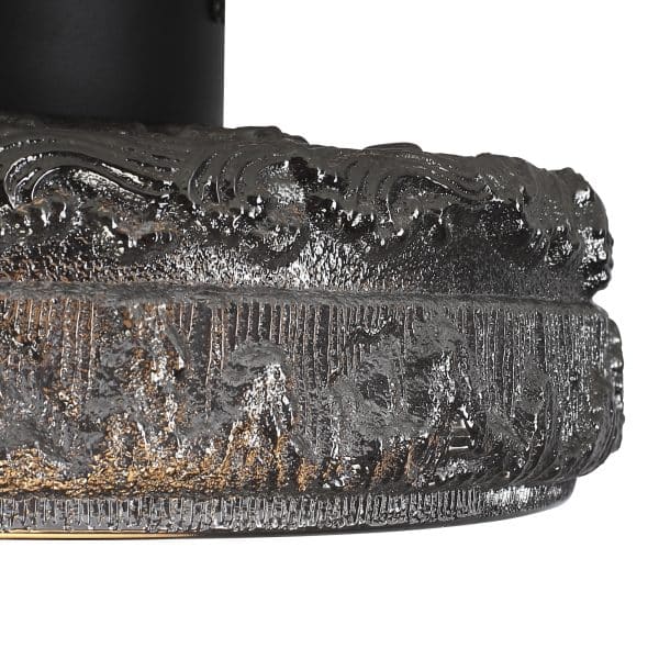 SL6143.412.01 Светильник потолочный ST-Luce черный/дымчатый LED 1*15W 4000K ANTIKE — изображение 5