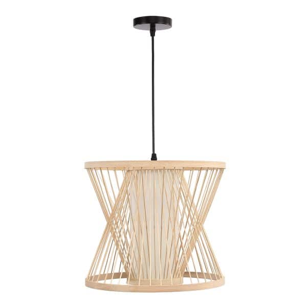 SL6241.503.01 Светильник подвесной ST-Luce Древесный/Белый E27 1*40W ALMA — изображение 2