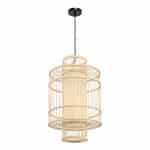 SL6241.523.01 Светильник подвесной ST-Luce Древесный/Белый E27 1*40W ALMA — изображение 3