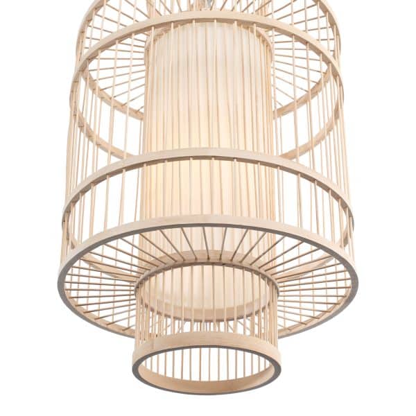 SL6241.523.01 Светильник подвесной ST-Luce Древесный/Белый E27 1*40W ALMA — изображение 4