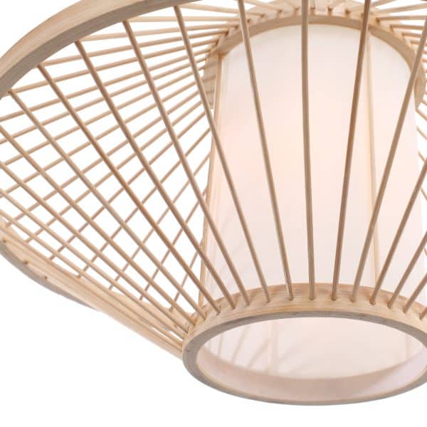 SL6241.533.01 Светильник подвесной ST-Luce Древесный/Белый E27 1*40W ALMA — изображение 5