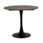 "Тюльпан" интерьерный стол из HPL круглый Ø90см