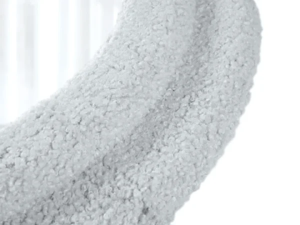 Зеркало подвесное Fluffy светло-серый — изображение 3