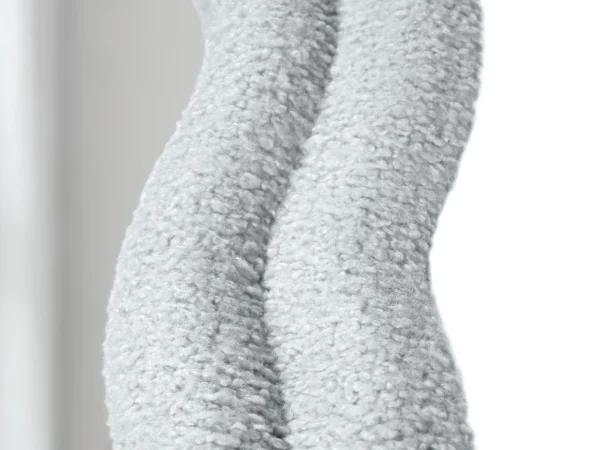 Зеркало подвесное Fluffy светло-серый — изображение 4