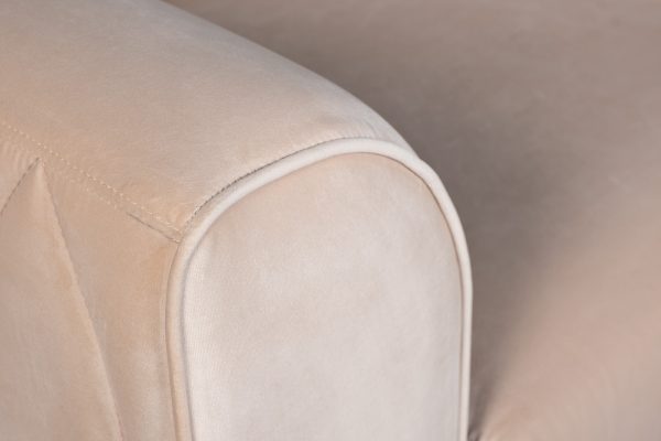 102AN-20491 Кресло Lucerne велюр бежевое 110*86*75см — изображение 4