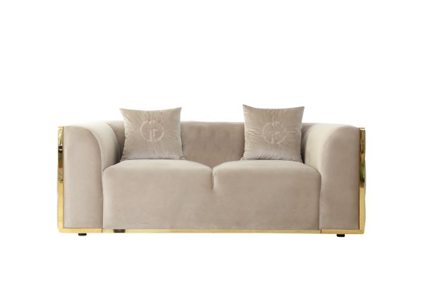 102AN-DIV-9172-BEG Диван Bern двухместный