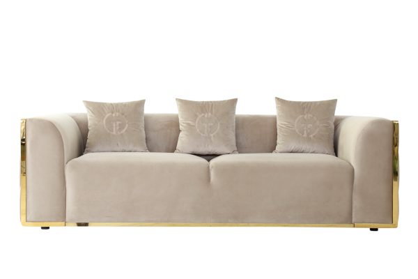 102AN-DIV-9173-BEG Диван Bern трехместный