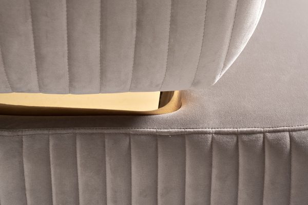 102AN-KRES-1301-SER Кресло Glarus, велюр серый 90*88*86см — изображение 3