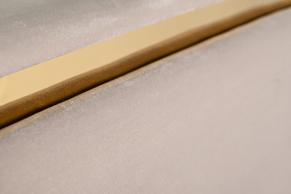 102AN-KRO-3180-SER Кровать Lancy 180см, велюр серый 200*220*146см — изображение 4