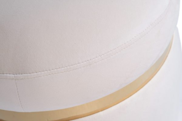 102an-puf-1913-kre-puf-veljur-kremovyj-d4045sm-1 102AN-PUF-1913-KRE Пуф велюр кремовый d40*45см — изображение 2