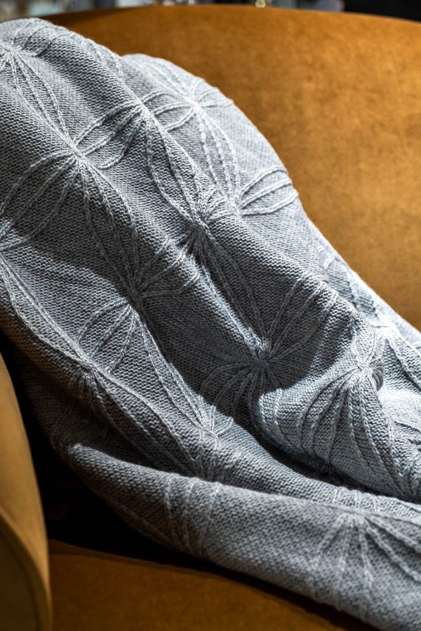 104BP-PVAIT1420-SER Плед Аура серый 140*200 — изображение 3