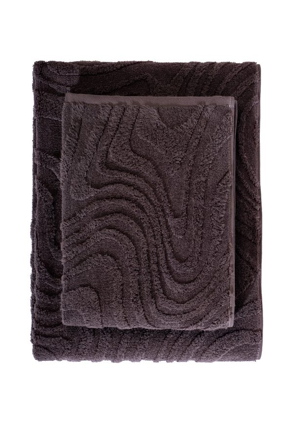 106DMT- 761-4113-POL COR Полотенце Диана коричневое 70*140 — изображение 5