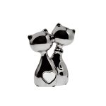 10K9287D Статуэтка "Котики" серебряная 11х5х15