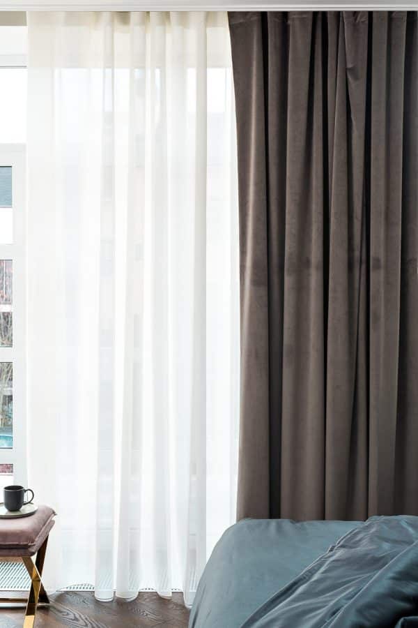 115KRT-282605-TUL CREM Тюль Ницца кремовый