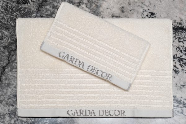 119VAL-00103 Полотенце Стелла кремовое 30*50 — изображение 4