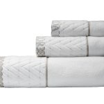 119VAL-01101 Полотенце Орсетто белое 50*90