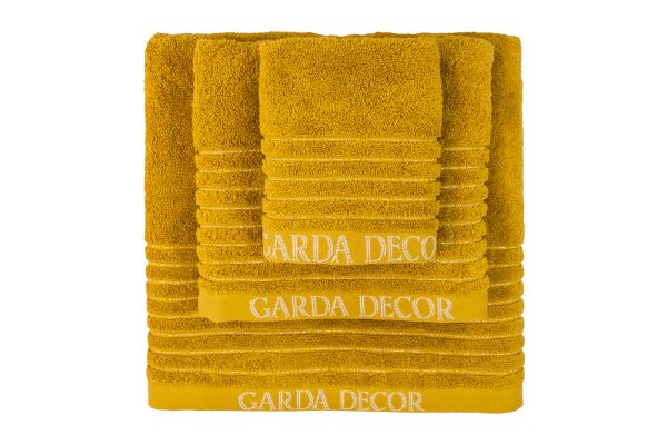 119VAL-01144 Полотенце Стелла горчичное 30*50 — изображение 3