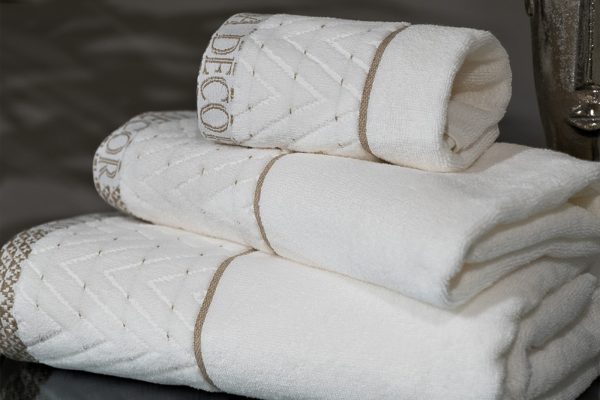 119VAL-02101 Полотенце Орсетто белое 70*140 — изображение 5