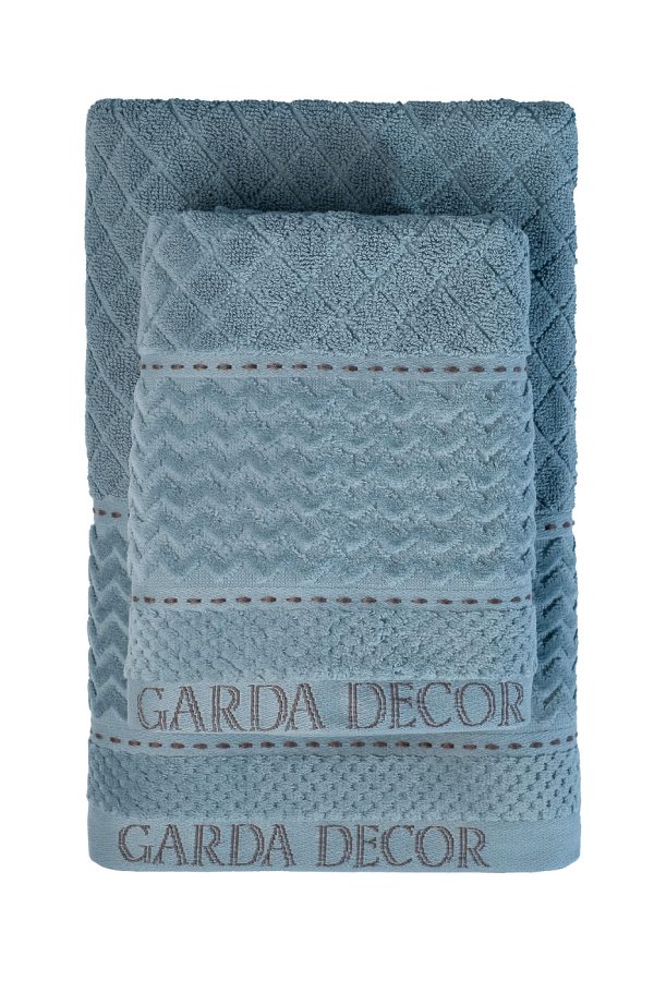 119VAL-ARG5090-POL GOL Полотенце Наполи голубое 50*90 — изображение 3