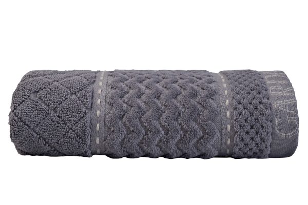 119VAL-ARG70140-POL SER Полотенце Наполи серое 70*140 — изображение 2