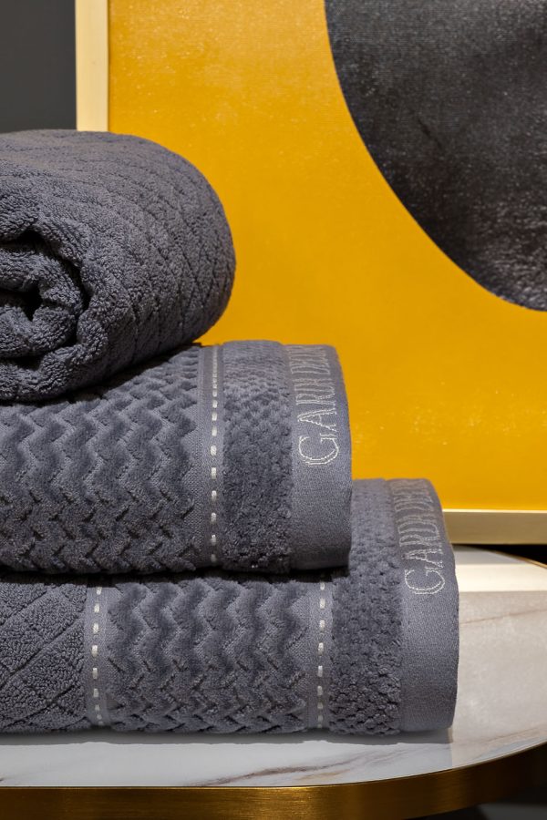 119VAL-ARG70140-POL SER Полотенце Наполи серое 70*140 — изображение 5