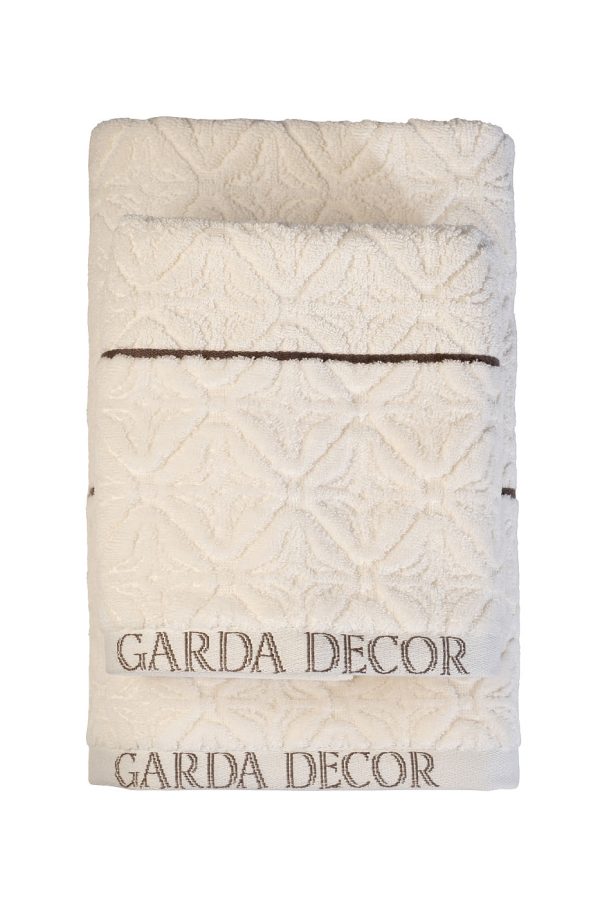 119VAL-ATL70140-POL BEG Полотенце Ариане бежевое 70*140 — изображение 3