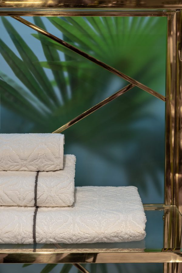 119VAL-ATL70140-POL BEG Полотенце Ариане бежевое 70*140 — изображение 4