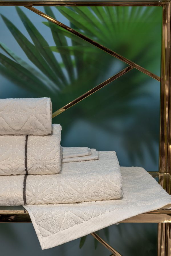 119VAL-ATL70140-POL BEG Полотенце Ариане бежевое 70*140 — изображение 5