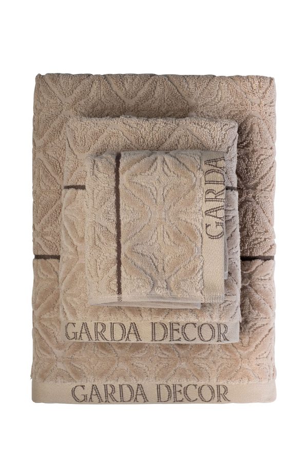 119VAL-ATL70140-POL ZHE Полотенце Ариане жемчужное 70*140 — изображение 4