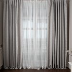 121GD-00005 Портьера Gloss сер 275*260