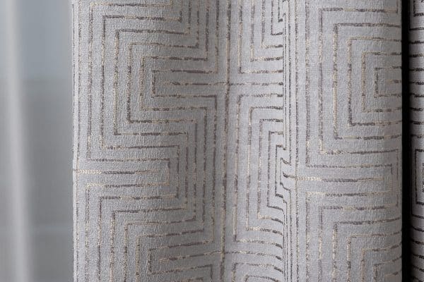 121GD-00005 Портьера Gloss сер 275*260 — изображение 3