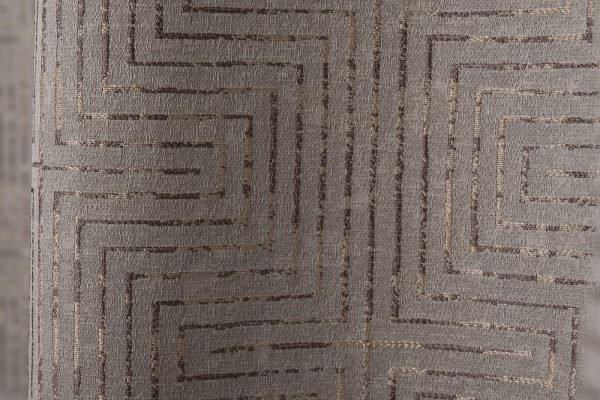 121GD-00005/1 Портьера Gloss сер 275*260 — изображение 3