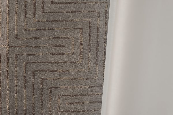 121GD-00005/1 Портьера Gloss сер 275*260 — изображение 4