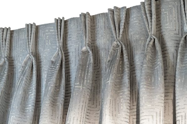 121GD-00005/1 Портьера Gloss сер 275*260 — изображение 5