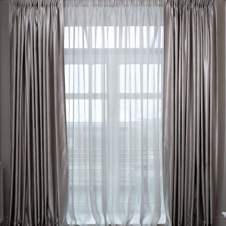 121GD-00009 Портьера Euphoria серый 275*260