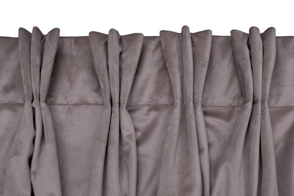 121GD-00011 Портьера Silkу бежевая  димаут 275*260 — изображение 5