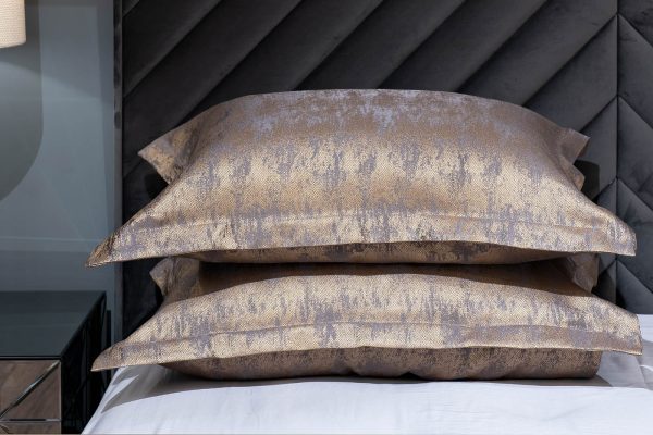 121GD-10001 Комплект наволочек Houston золотой 50*70 (2шт)