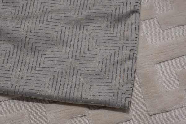 121GD-12112 Покрывало Gloss серое 260*260 — изображение 4