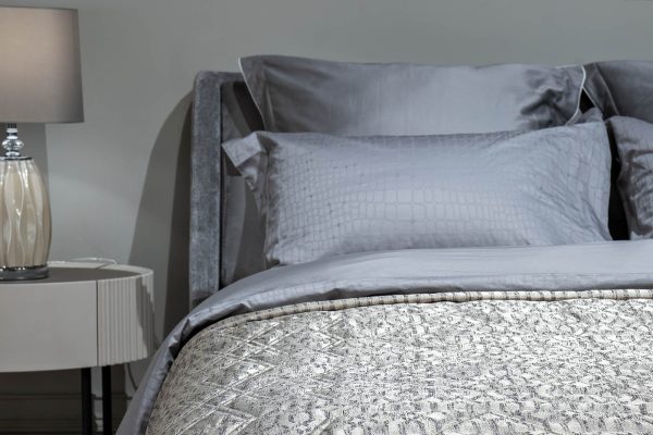 121GD-12113-Покрывало HOUSTON серое со стежкой 180*230 — изображение 3