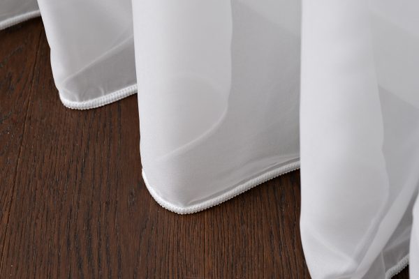 121GD-12120 Тюль Elen белый 275*320см — изображение 4