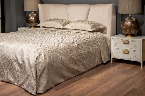 121GD-12125 Комплект Emotion бежевый( покрывало 260*260 и 2 наволочки 50*70) — изображение 3