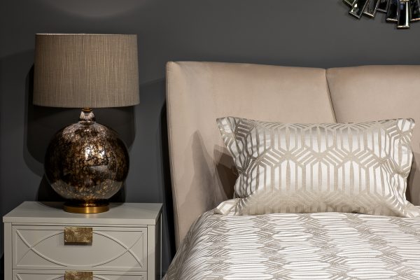 121GD-12126 Комплект Artdeco серый( покрывало 260*260 и 2 наволочки 50*70) — изображение 5