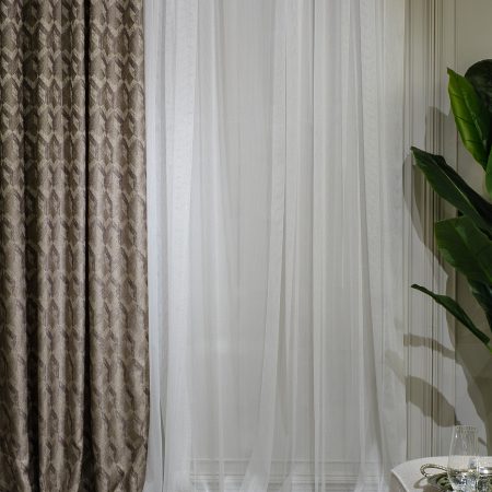 121GD-BON01-TUL BEL Тюль ROMA белый 275*320см