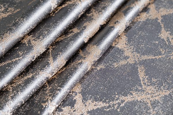 121GD-GAB1306-PORT SER Портьера TRENTO серая  275*260см — изображение 5